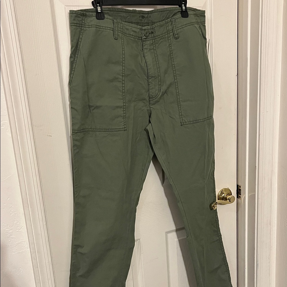 Old Navy Olive Cargo Pants 36 X 32 with belt loop Y2K Classic
